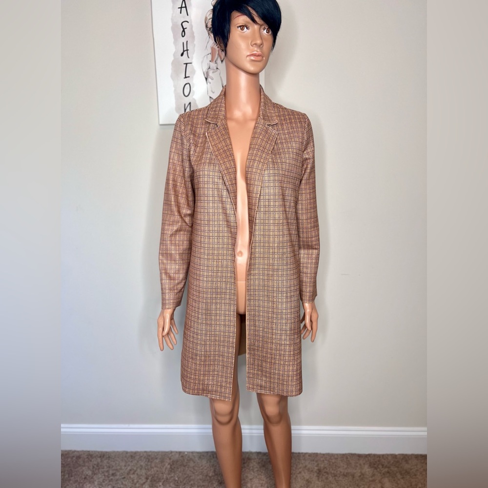 Glen Plaid Blazer Jacket